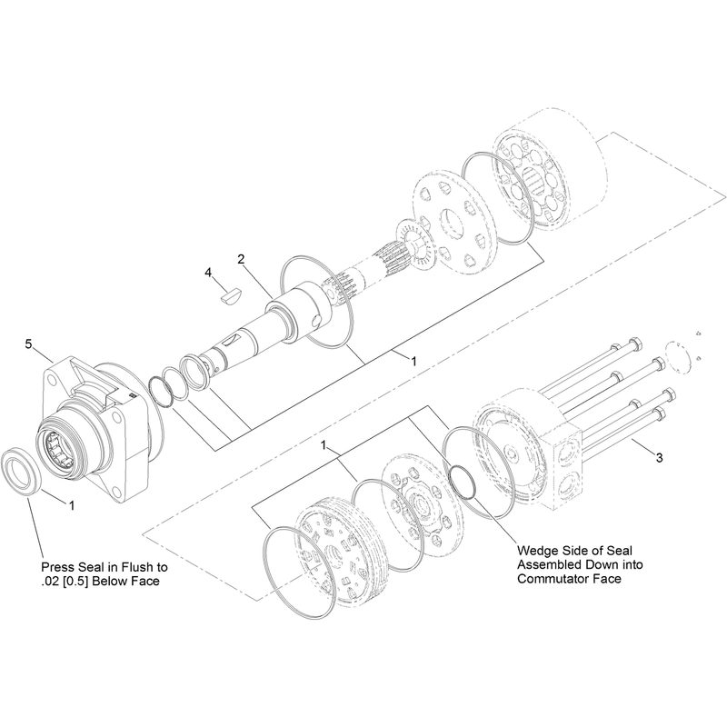 Hydraulic Motor Assembly No 106-7654