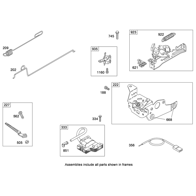 Governor Assembly Briggs and Stratton 126T05-0222-B1