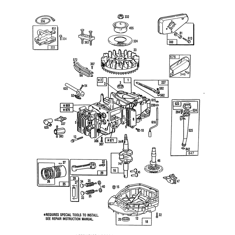 Engine Model No 124702-0137-016