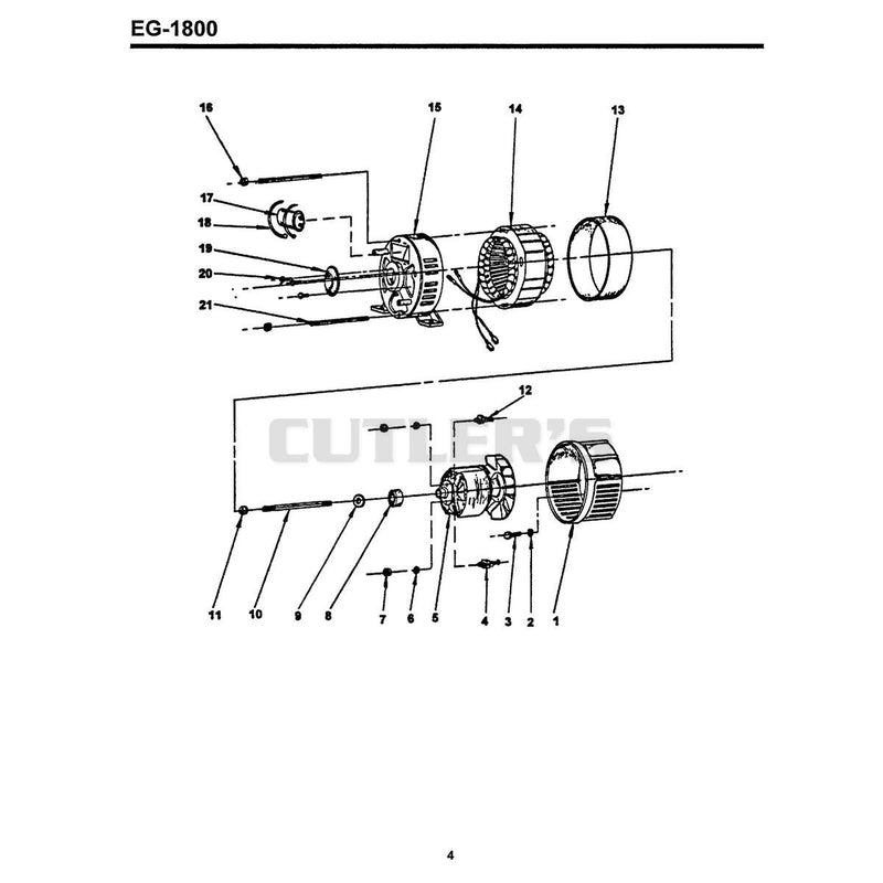 1 240411008 1 Drive End Adapter Casting