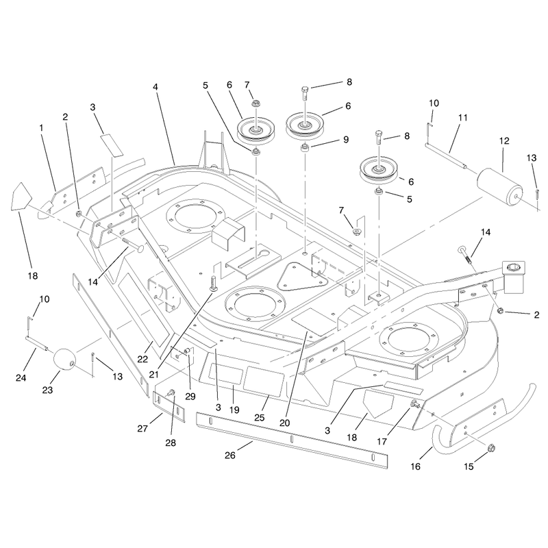 Housing and Idlers Assembly