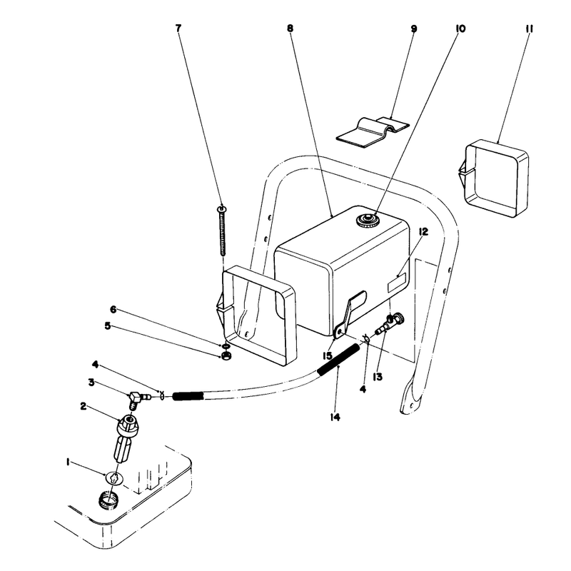 Remote Fuel Tank Kit No 39-6880 Optional