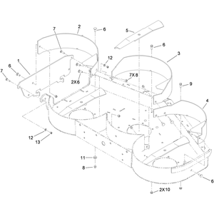 52 Inch Recycler Assembly No 117-0541