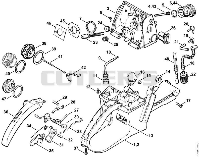 Tank housing