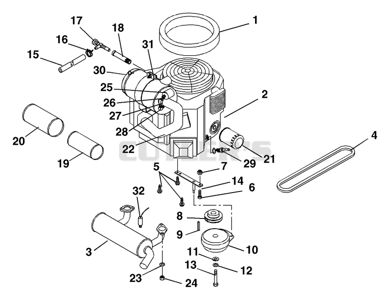 Engine-EFI And Clutch