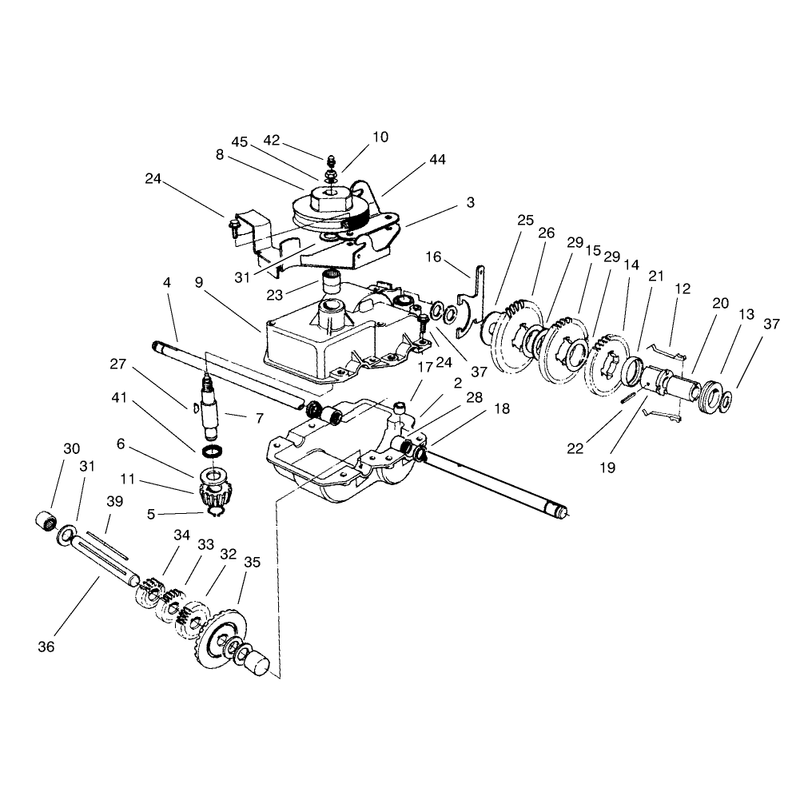 Gear Case Assembly No 74-1861