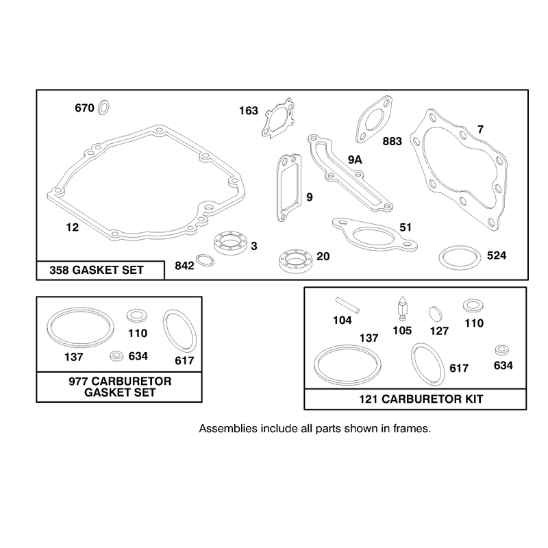 Engine Briggs and Stratton Model 12h802-0658-01