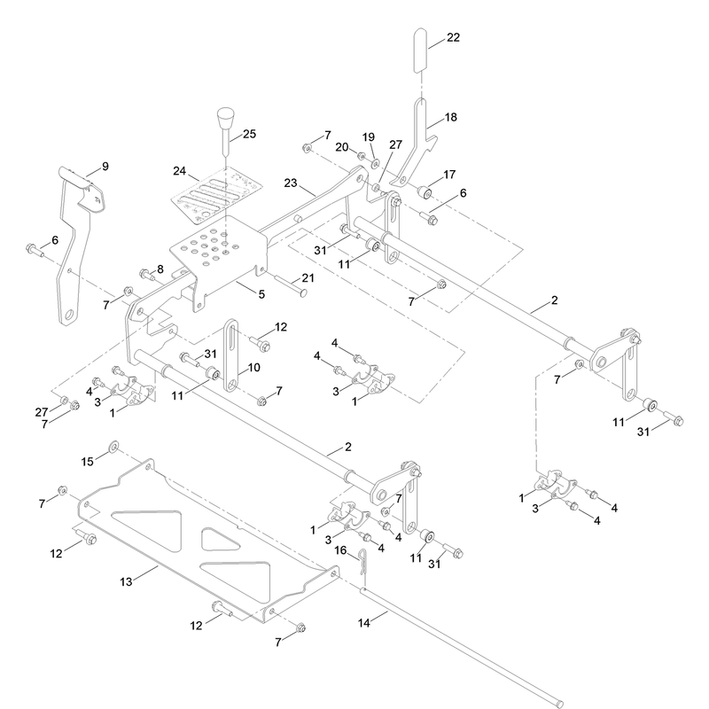Deck Lift Assembly