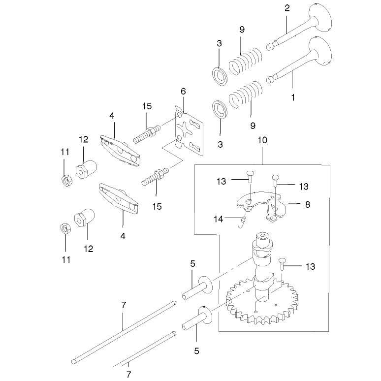 Valvescamshaft Assembly