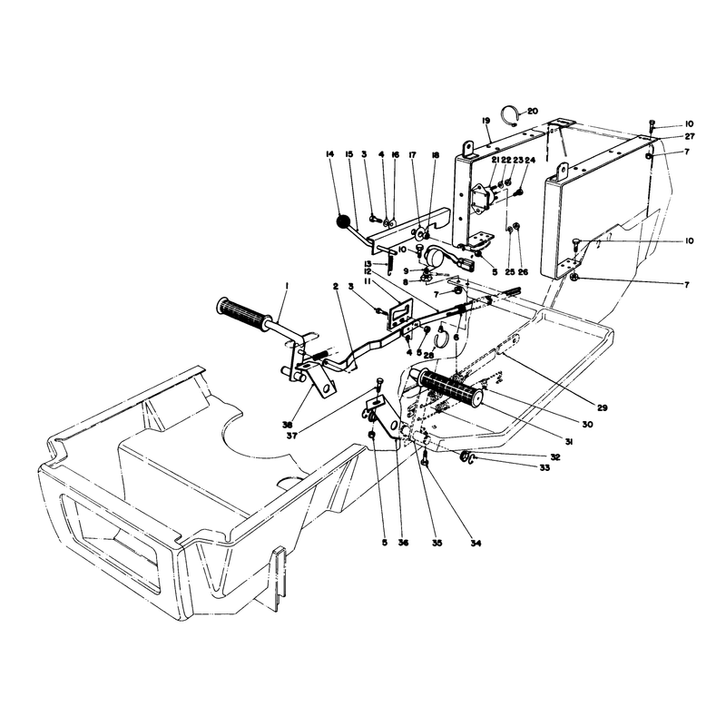 Brake & Clutch Pedal Assembly
