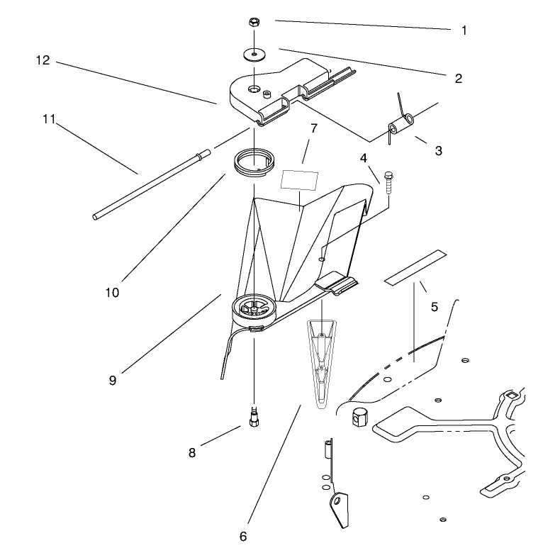 Deflector Assembly Recycler
