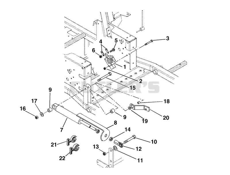 Lift Valve And Cylinder
