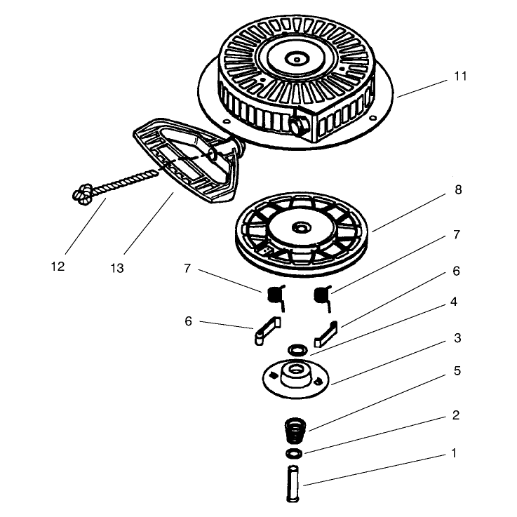 Recoil Starter No. 590733