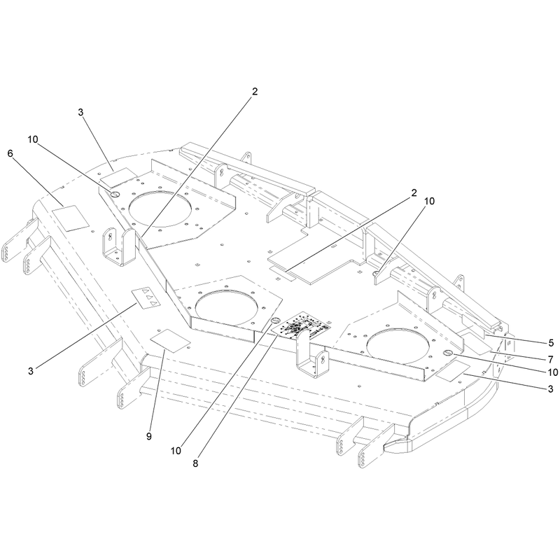 Deck Decal Assembly No 110-5571