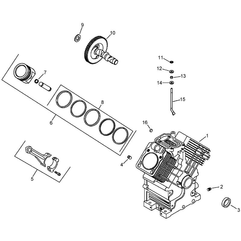 Crankcase Assembly Kohler CH23S-76584