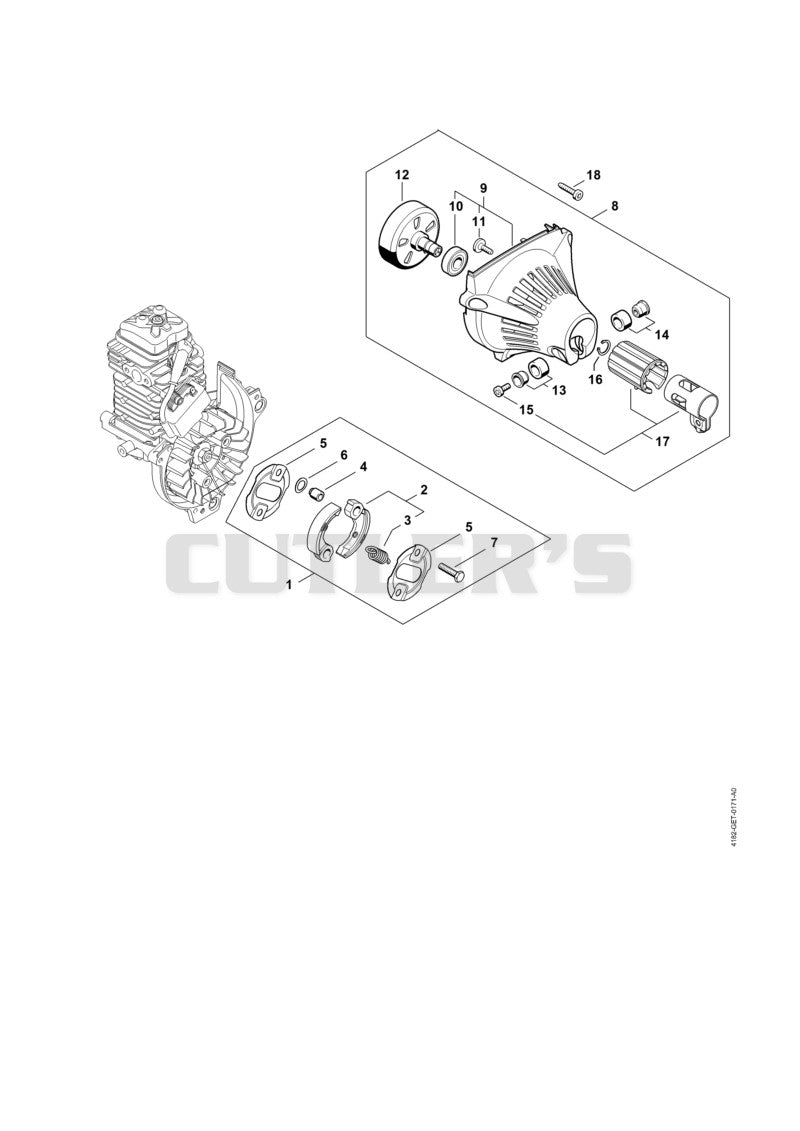 Clutch, Fan housing