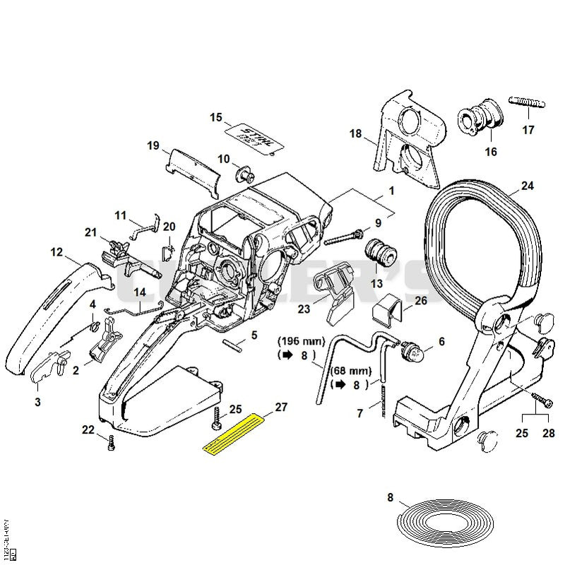 Handle housing