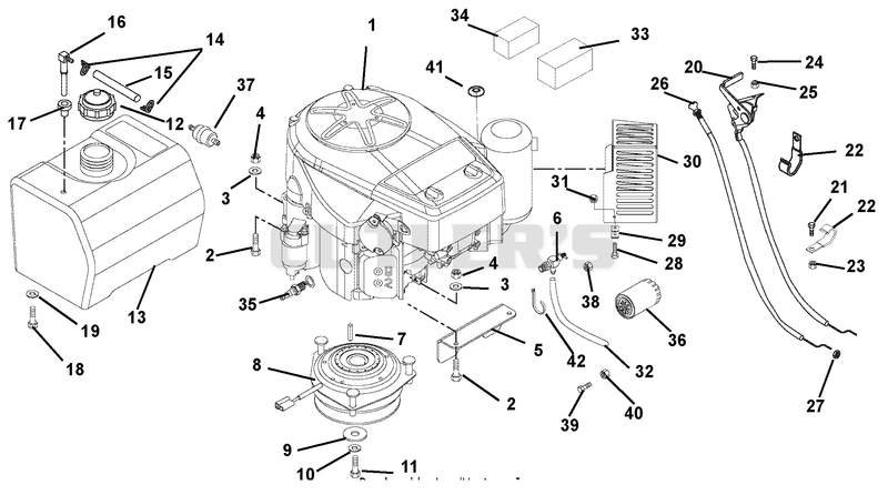 Engine, Fuel And Exhaust System