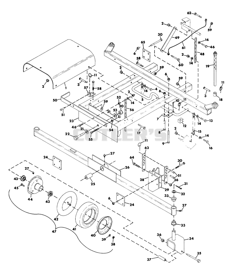 MOWER FRAME