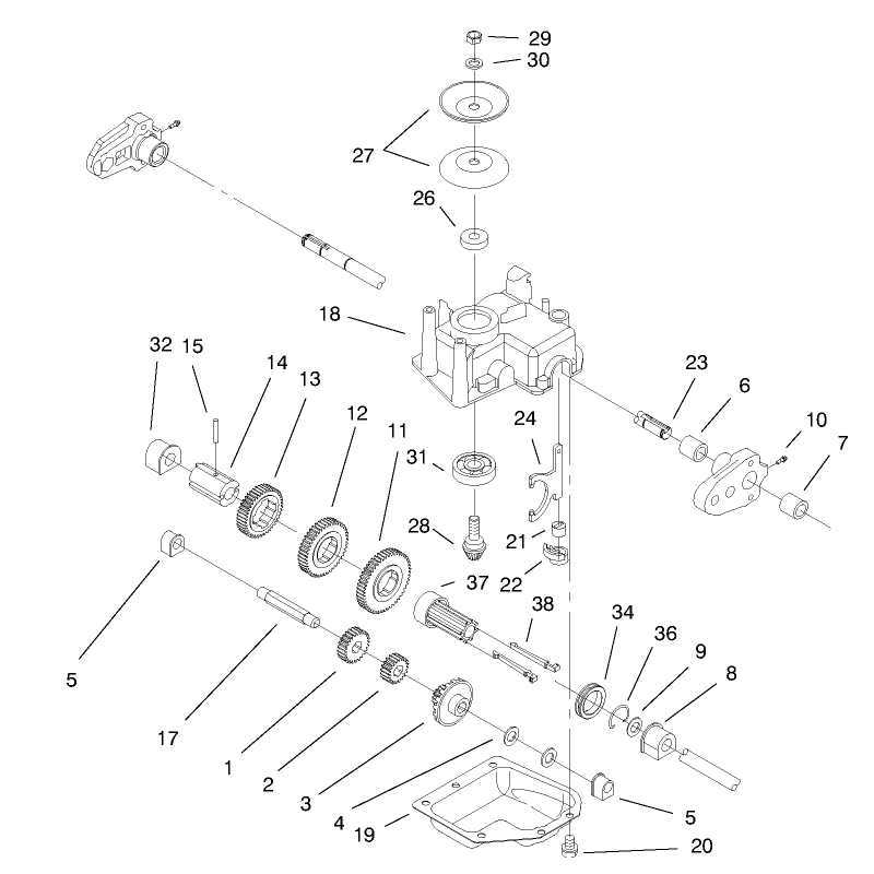 Gear Case Assembly