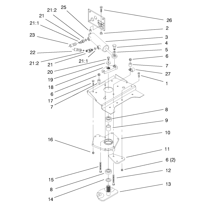 Lower Power Steering Assembly