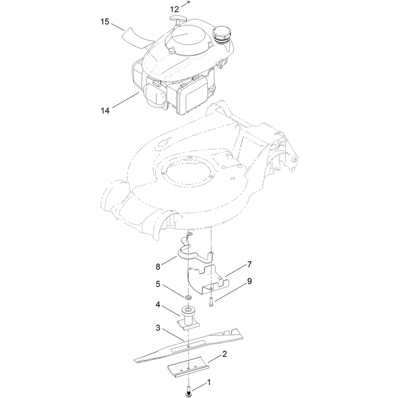 Engine and Blade Assembly