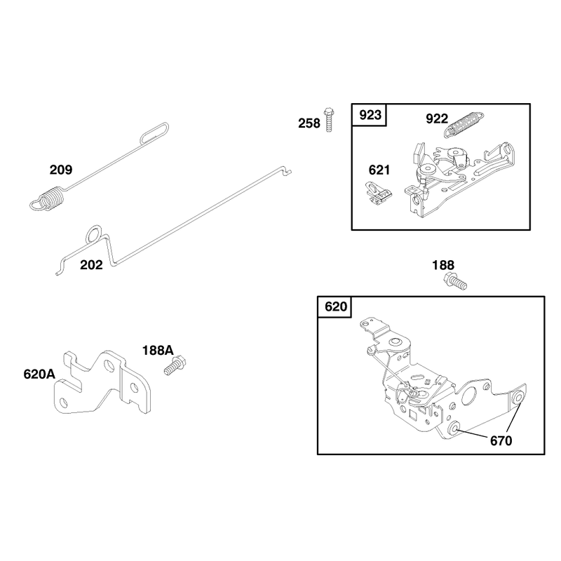 Engine Briggs and Stratton Model 12f802-1767-E1