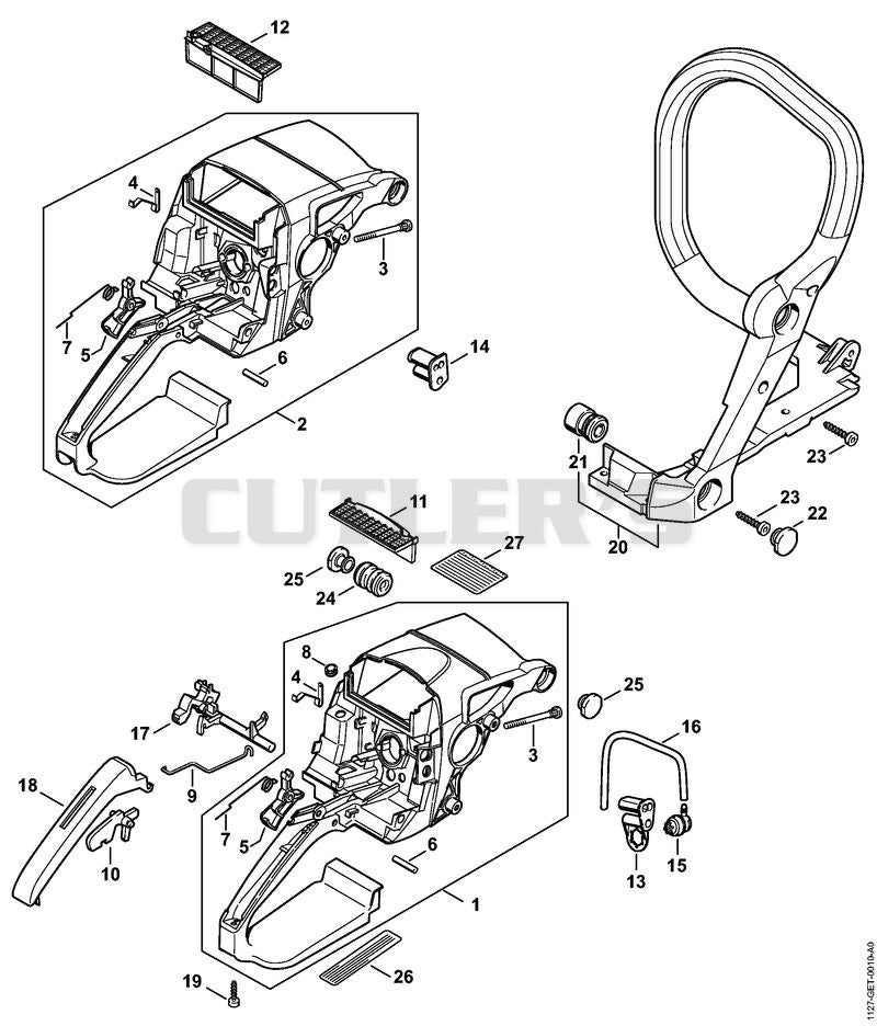 Handle housing