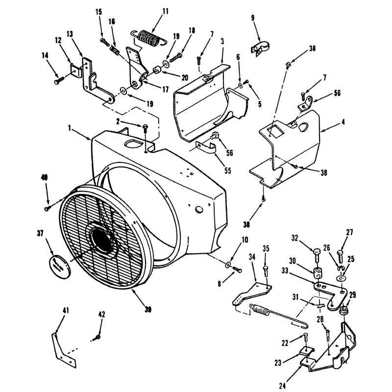 Blower Housing And Governor Power Plus