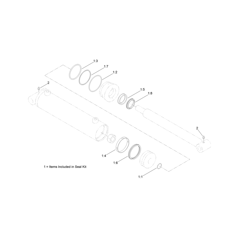 Hydraulic Cylinder Assembly No AU109341