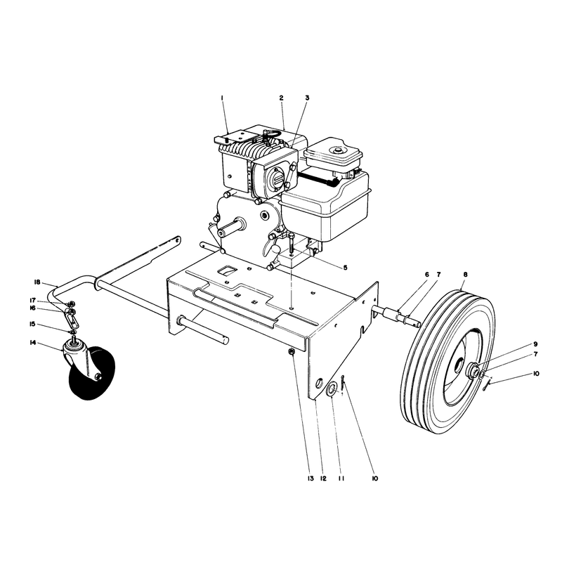 Engine and Base Assembly Model 62912