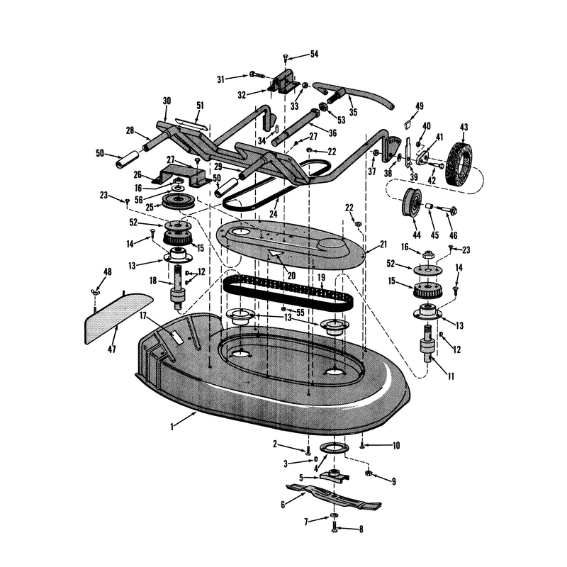 34in Cutting Unit Parts List