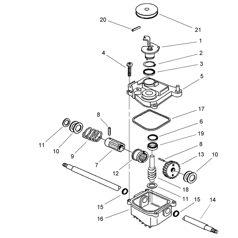 Gearbox Assembly No 106-4765