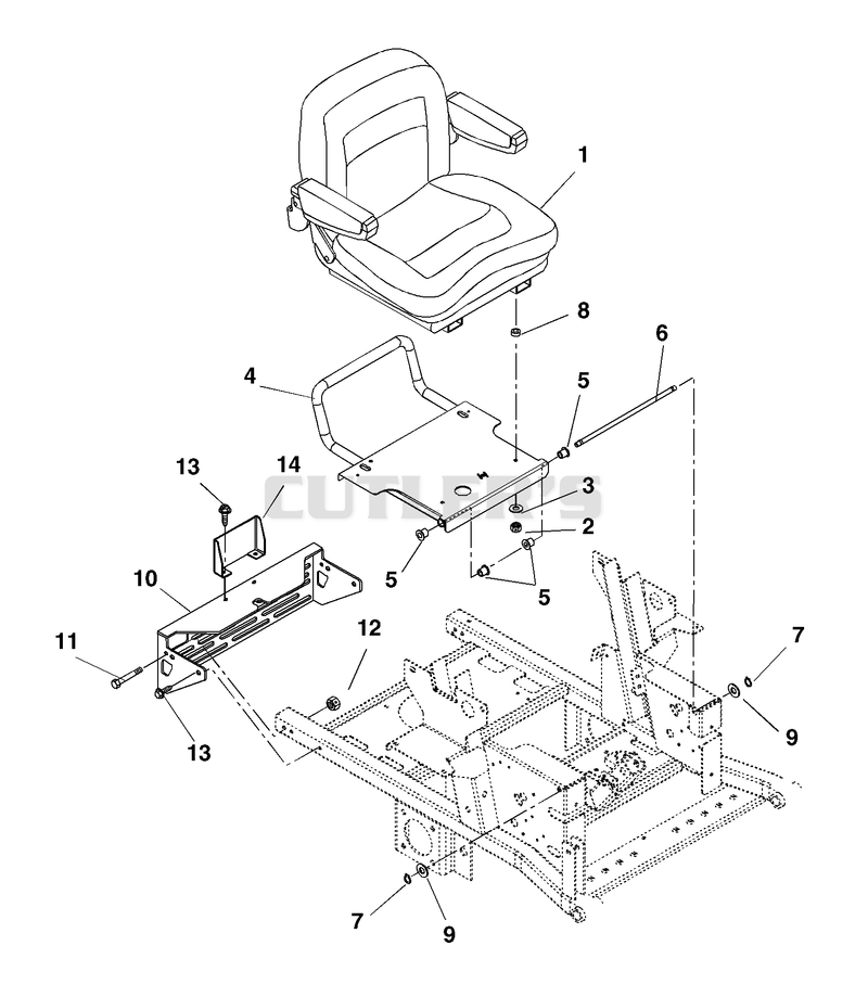 Seat, Frame And Bumper