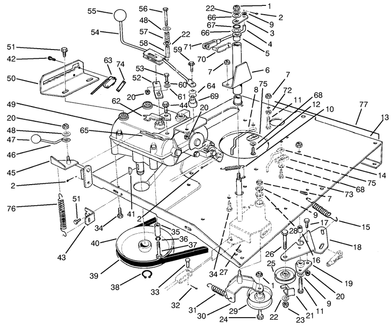 Transmission and Linkage Assembly