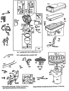 Briggs and Stratton Model No 195707-0121-01