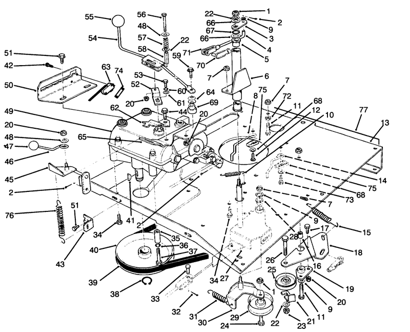 Transmission and Linkage Assembly