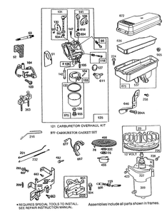 Briggs and Stratton Model No 195707-0121-01