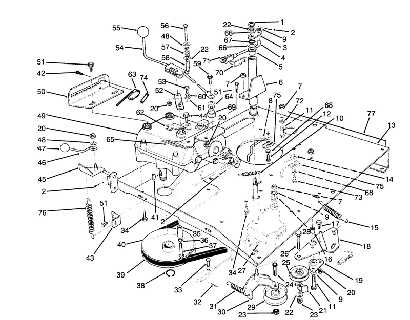 Transmission and Linkage Assembly