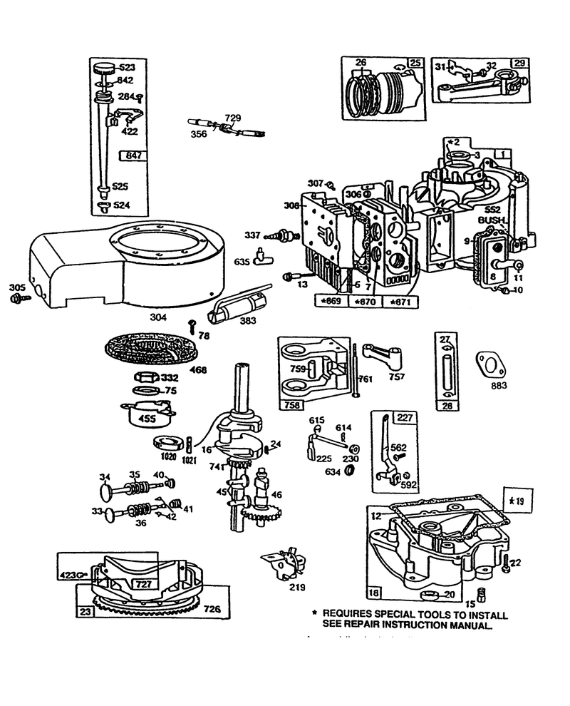 Briggs and Stratton Model No 257707 0124 01
