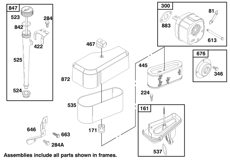 Engine Briggs and Stratton Model 195707 0421 E1