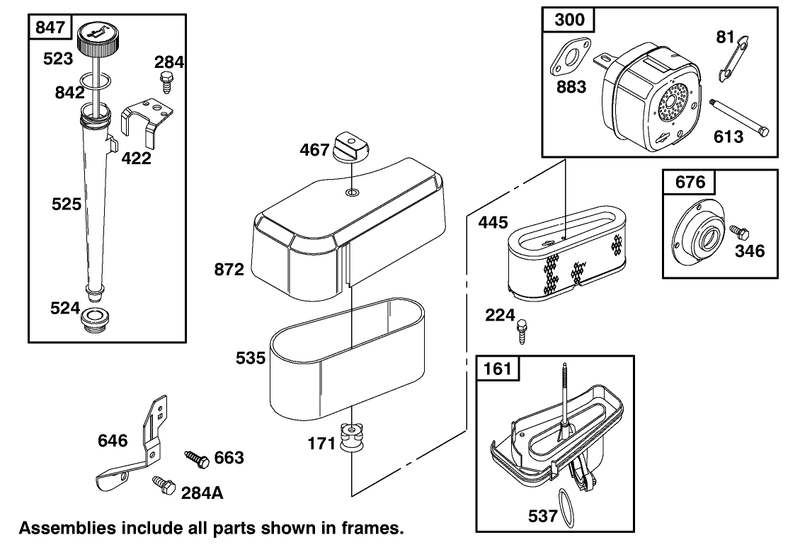 Engine Briggs and Stratton Model 195707 0421 E1