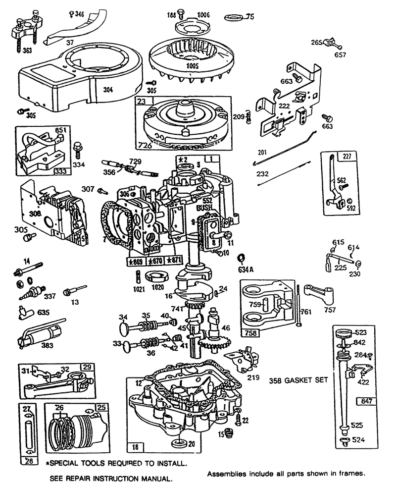 Briggs and Stratton Model No 286707 0119 01