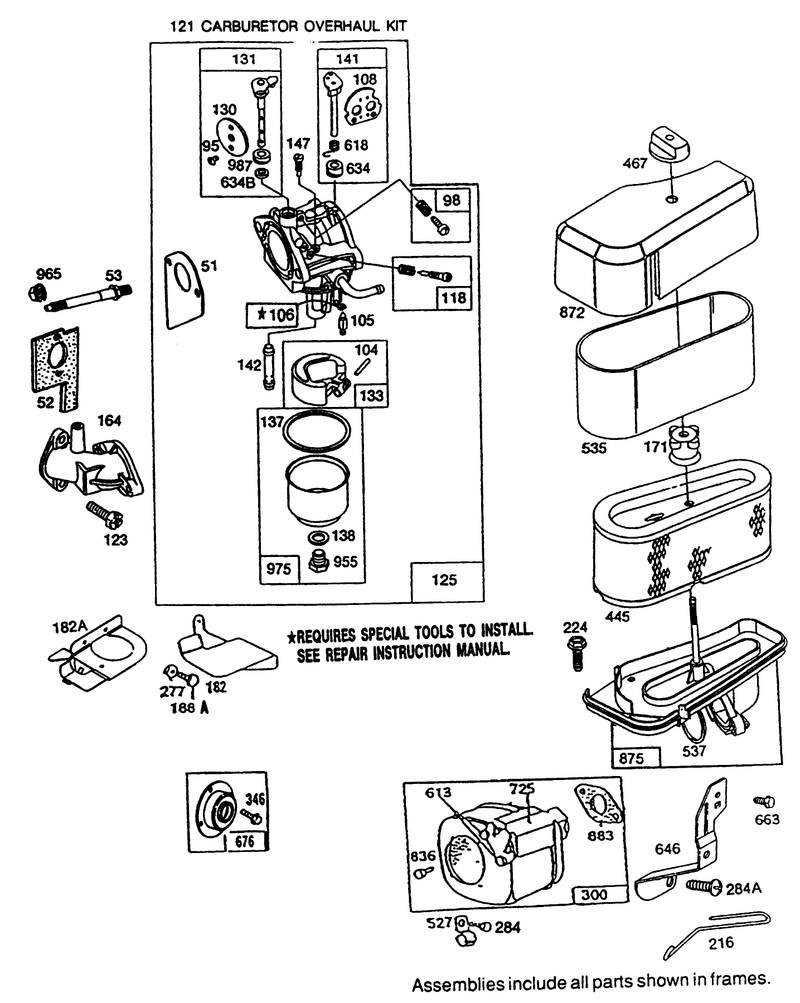 Briggs and Stratton Model No 286707 0119 01