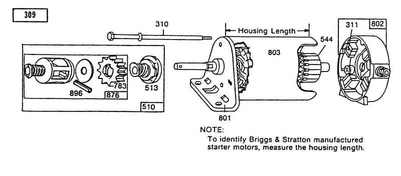 Starter Briggs and Stratton
