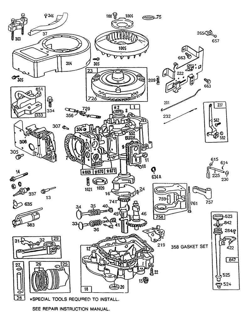Briggs and Stratton Model No 286707 0119 01