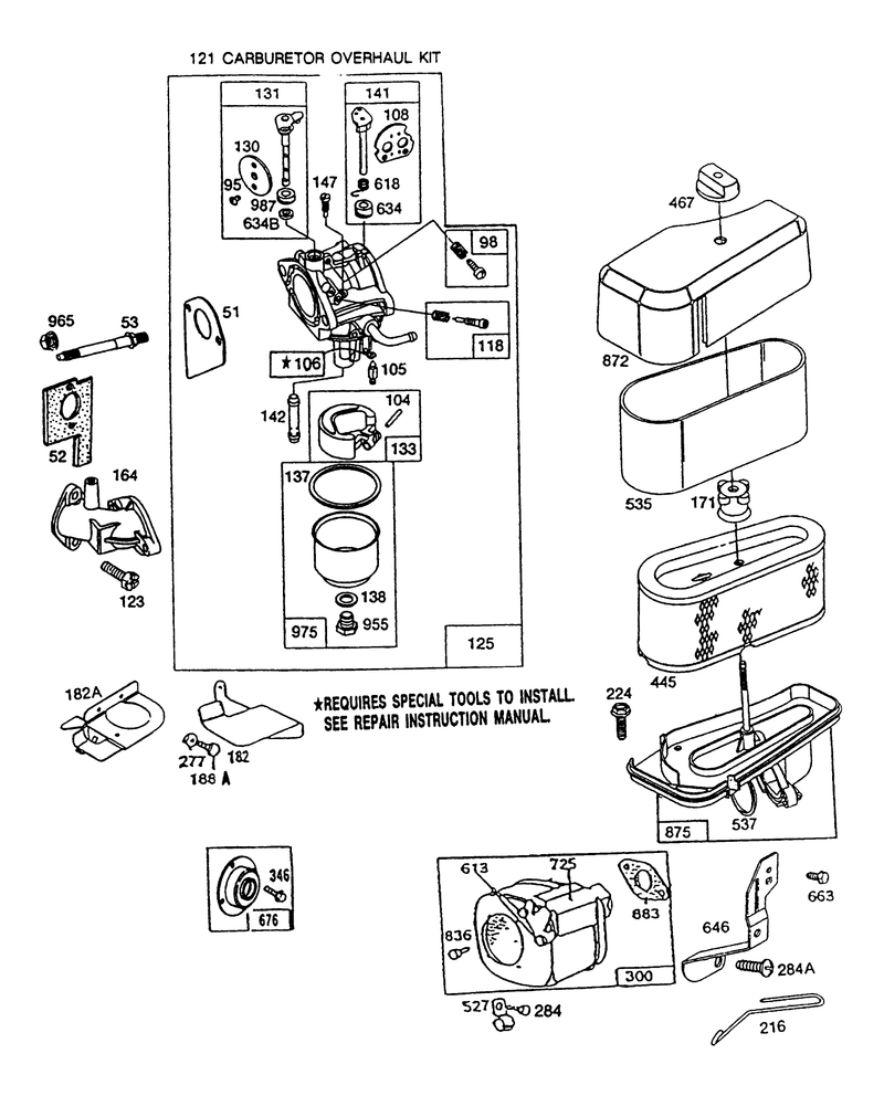Briggs and Stratton Model No 286707 0119 01