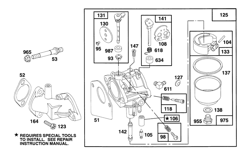 Engine Briggs and Stratton Model 28b707 0126 01