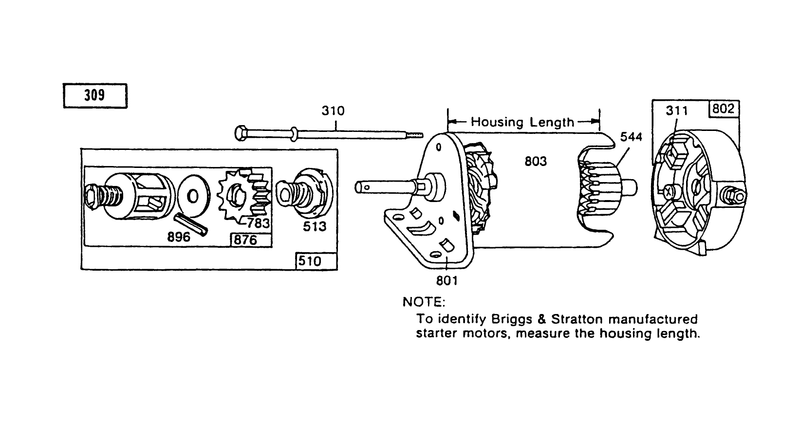 Starter Briggs and Stratton