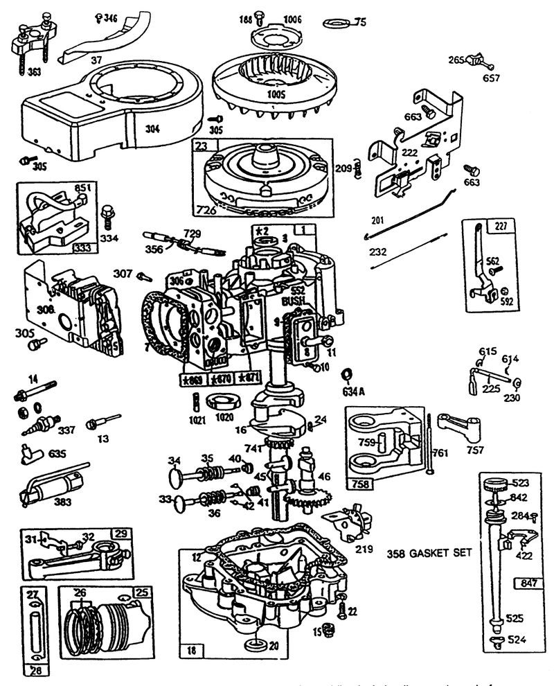 Briggs and Stratton Model No 286707 0119 01